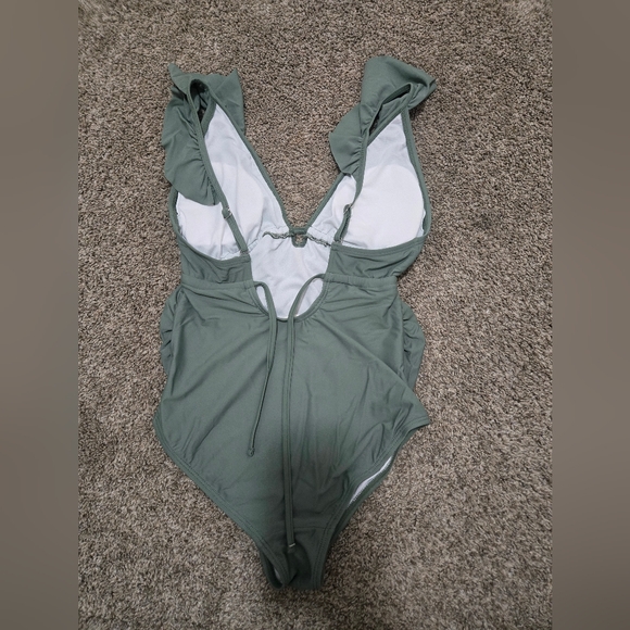 Pink Blush Maternity Swimsuit - Picture 4 of 4